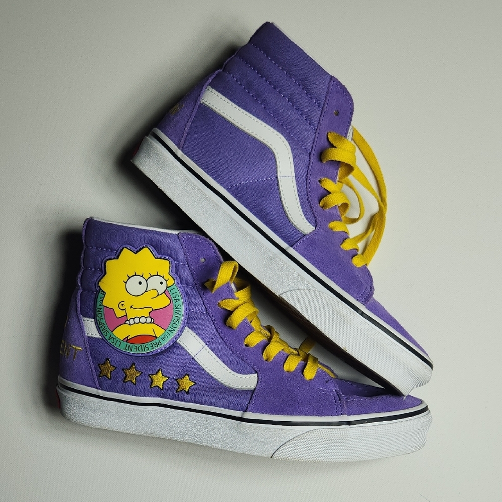 Vans x The Simpsons Sk8-Hi Lisa Simpson for President - Women’s 8 - Picture 2 of 8